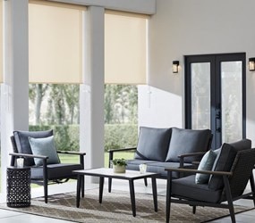 American Blinds: Basic Outdoor Solar Shades